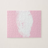 ソフトピンクホワイト牡丹フローラパズル ジグソーパズル (横)