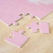 ソフトピンクホワイト牡丹フローラパズル ジグソーパズル (側面)