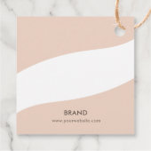 ソフトピンクモダン製品つるラベル フェイバータグ (裏面)