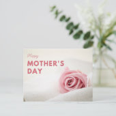 ソフトピンクローズマザーズデイ ポストカード (スタンド正面)