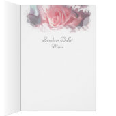 ソフトピンクローズ結婚のメニュー (内側 (右))