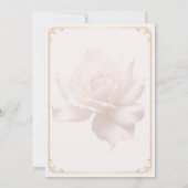 ソフトピンクローズ結婚式招待状 招待状 (裏面)