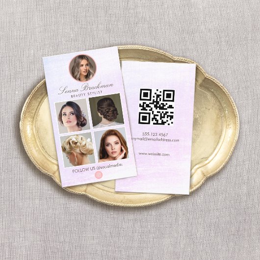 ソフトピンク写真ソーシャルメディアネットワーク， Instagram 名刺