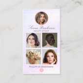 ソフトピンク写真ソーシャルメディアネットワーク， Instagram 名刺 (正面)