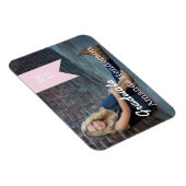 ソフトピンク卒業写真発表用磁石 マグネット (右側)