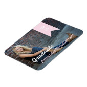 ソフトピンク卒業写真発表用磁石 マグネット (左側)