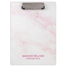 ソフトピンク大理石テクスチャ クリップボード