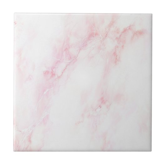 ソフトピンク大理石テクスチャ タイル (正面)