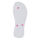 ソフトピンク抽象芸術花柄 ビーチサンダル (ボトム)