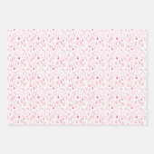 ソフトピンク模様 ラッピングペーパーシート (正面)