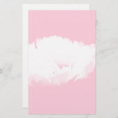 ソフトピンク白牡丹フローラ文房具 便箋 (正面/裏面)