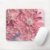 ソフトピンク紙クイル マウスパッド (マウス)