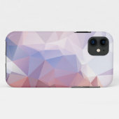 ソフトピンク紫抽象芸術ピラミッドパターンケース – マット Case-Mate iPhoneケース (裏面(横))