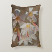 ソフトピンク赤面オレアンダーデジタルアート アクセントクッション (正面(垂直))