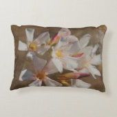 ソフトピンク赤面オレアンダーデジタルアート アクセントクッション (裏面)