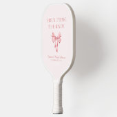ソフトピンク コケッティ シャワーのお知らせ ピックルボールラケット (左)