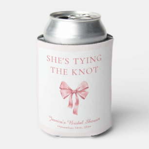 ソフトピンク コケッティ シャワーのお知らせ - 結婚式の準備 缶クーラー