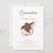 ソフトピンク チャラ ウォーターカラー インビテーション ピンク (裏面)