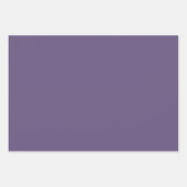 ソフトピンク、パープル、ブループレイド ラッピングペーパーシート (正面2)