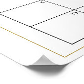 ソフトピンク ローズ フラワーズ 出産予定日 カレンダー ポスター (角)