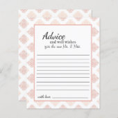 ソフトピーシー赤面ダマスクアドバイスカード (正面/裏面)