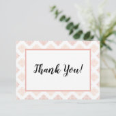 ソフトピーシー赤面ダマスク サンキューカード (スタンド正面)