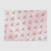 ソフトピーチゴールドマーブル 薄葉紙 (正面)