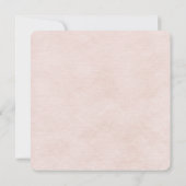 ソフトピーチデイジー結婚式招待状 招待状 (裏面)