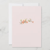 ソフトピーチブロッサムフォーマル結婚式招待状 招待状 (裏面)