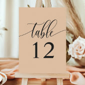 ソフトピーチミニマリスト書結婚道 テーブルナンバー