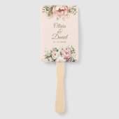 ソフトピーチ及び赤面フローラ結婚式 プログラム ハンドファン (正面)
