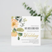 ソフトピーチ牡丹フローラバンチ水色結婚の 招待状 (スタンド正面)