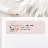 ソフトピーチ結婚ズ差出人住所ラベル ラベル (インサイチュ)