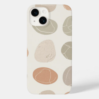 ソフトピーブルズグリッド電話ケース – ミニマルオーガニックリスト Case-Mate iPhone 14ケース
