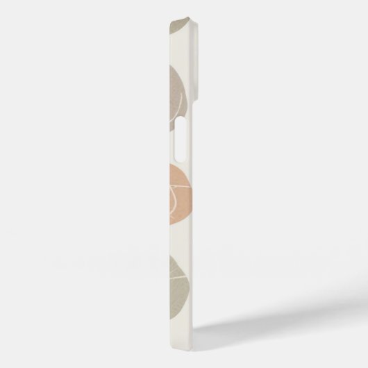 ソフトピーブルズグリッド電話ケース – ミニマルオーガニックリスト Case-Mate iPhoneケース (裏面 / 右)