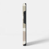 ソフトピーブルズグリッド電話ケース – ミニマルオーガニックリスト iPhoneケース (左側面)