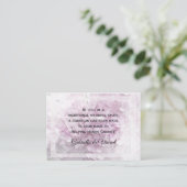 ソフトピ淡い色のンクあじさい結婚のチャリティカード エンクロージャーカード (スタンド正面)