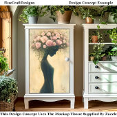 ソフトフェミニン自然スピリット、バラCZ3Rデコページ 薄葉紙