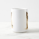 ソフトフォーカス – トイボール感じ付きラグドール子ネコ コーヒーマグカップ (中央)