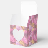 ソフトフラワーのハート型サプライズボックス おしゃれなバレンタインギフト フェイバーボックス (オープン)