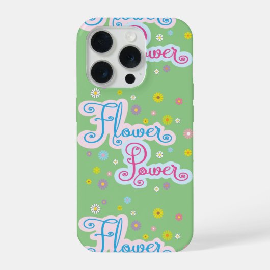 ソフトフラワーパワー iPhoneケース (裏面)