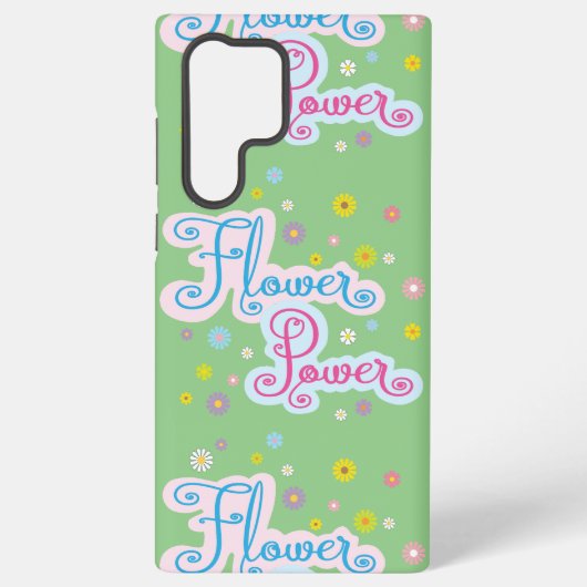 ソフトフラワーパワー SAMSUNG GALAXYケース (裏面)