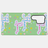 ソフトフラワーパワー SAMSUNG GALAXYケース (裏面横)