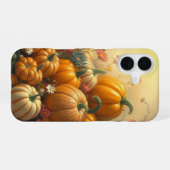 ソフトフラワーパンプキン iPhone 16ケース (裏面横)
