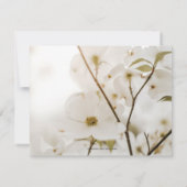 ソフトフローラウェディングRSVP応答カード 出欠カード (裏面)