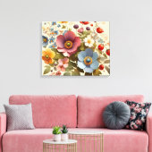 ソフトフローラエレガンス キャンバスプリント (インサイチュ (リビング))