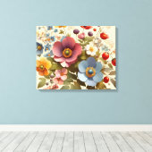 ソフトフローラエレガンス キャンバスプリント (インサイチュ (ウッドフロア))