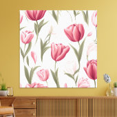 ソフトフローラチューリップ キャンバスプリント (インサイチュ (リビング))