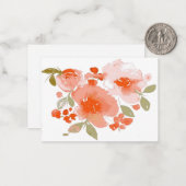 ソフトフローラフラットノートカード ノートカード (正面/裏面インサイチュ)