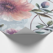 ソフトフローラ水カラーギフトラップ ラッピングペーパー (角)